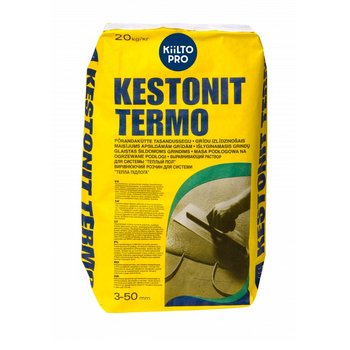 Самовыравнивающаяся смесь для теплого пола Kiilto Kestonit Termo
