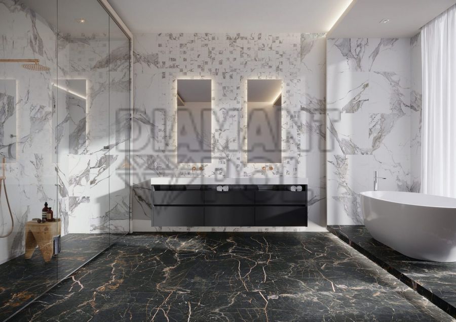 Плитка керамогранітна Mozaika White Calacatta Cerrad 297 x 297 x 8 satyna 19965 фото, характеристики, купити