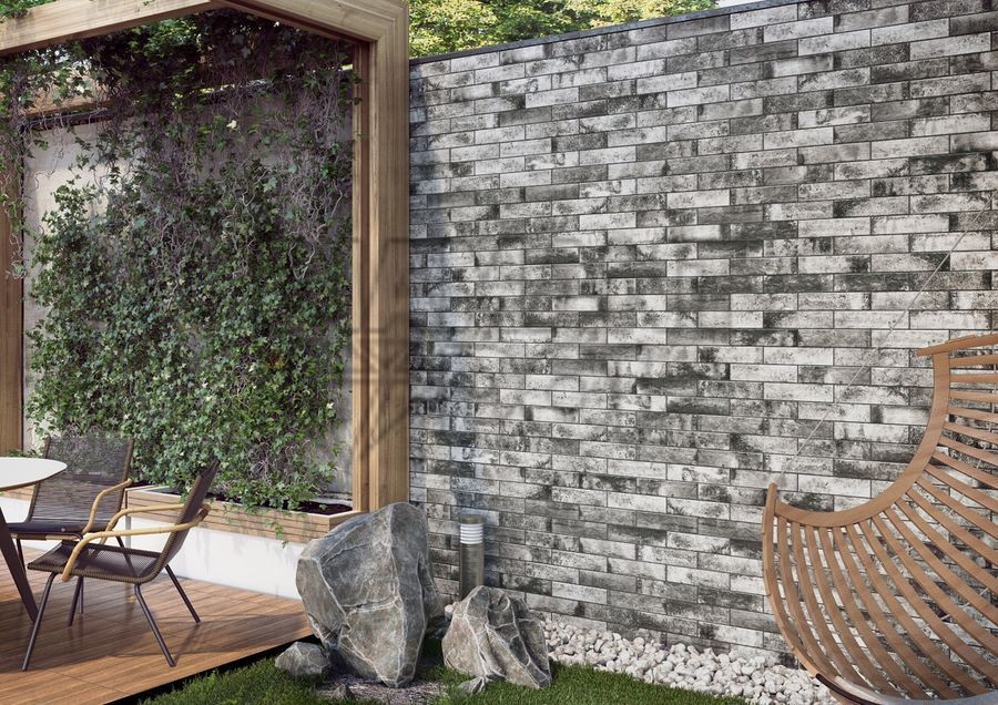 Плитка фасадна Antracyt Piatto Сerrad 300 x 74 x 9 39396 фото, характеристики, купити