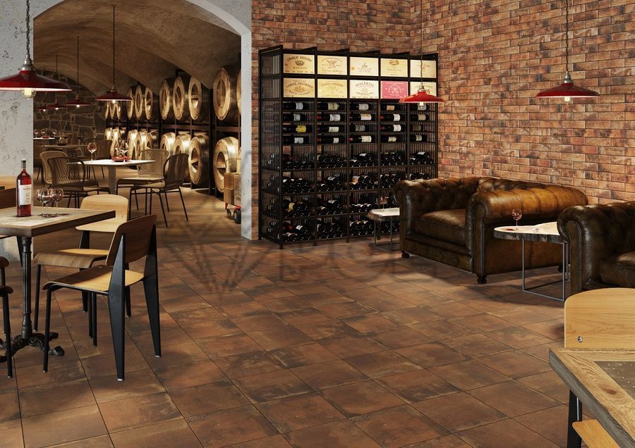 Плитка клинкерная Red Piatto Cerrad 300 x 300 x 9 39392 фото, характеристики, купить