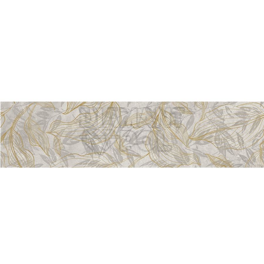 Плитка керамогранитная White Dekor Flower Softcement Cerrad 1197 x 297 x 8 полир.