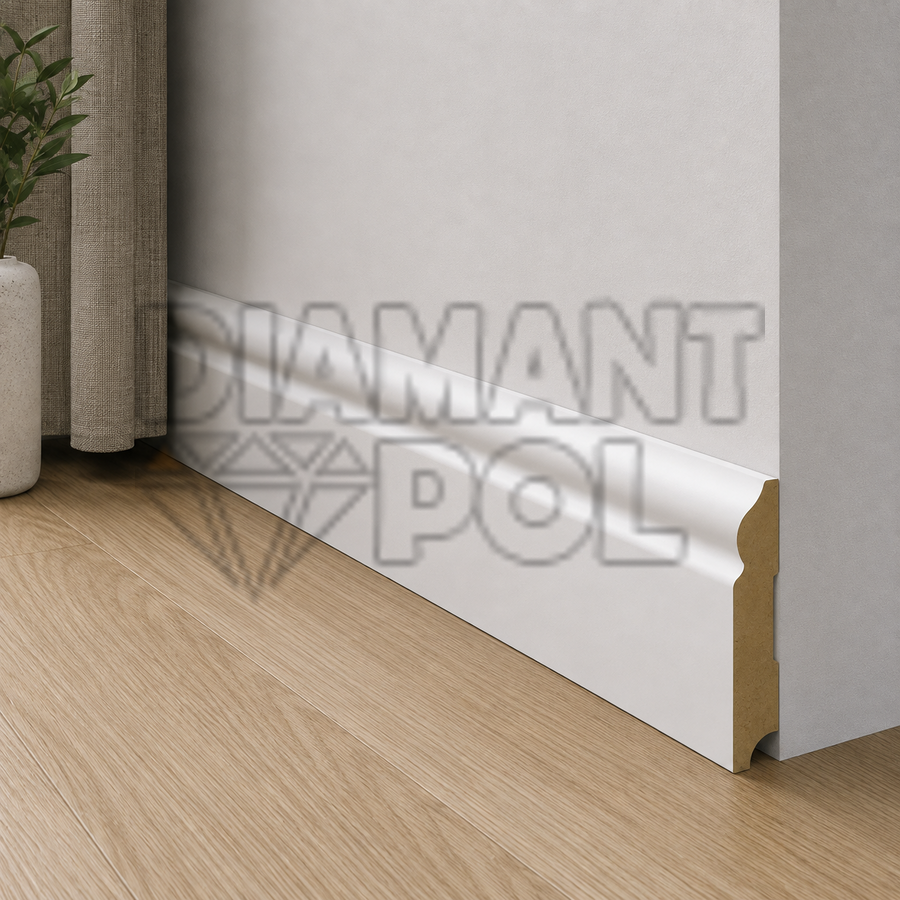 Плинтус Classen Pax Pure+ Белый 78 мм 57128 фото, характеристики, купить