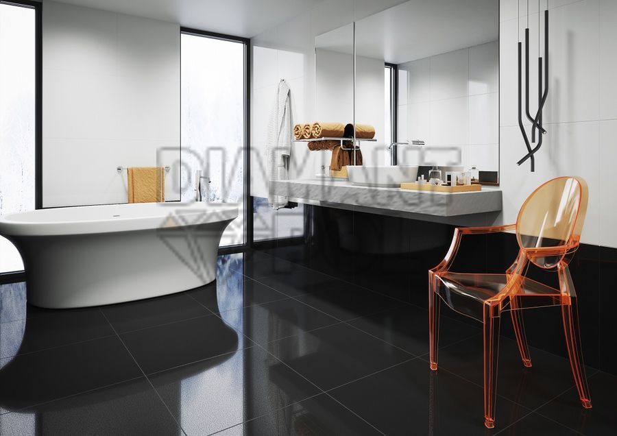 Плитка керамогранитная Black Cambia Cerrad 597 x 597 x 8 Lap. 39518 фото, характеристики, купить