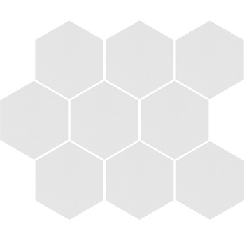 Плитка керамогранитная Mozaika Heksagon White Cambia Cerrad 334 x 275.3 x 8 Lap.