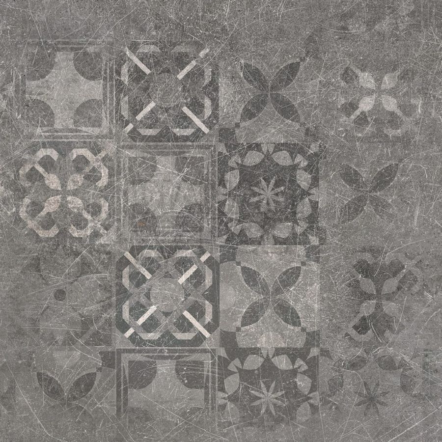 Плитка керамогранитная Graphite Dekor Patchwork Softcement Cerrad 597 x 597 x 8