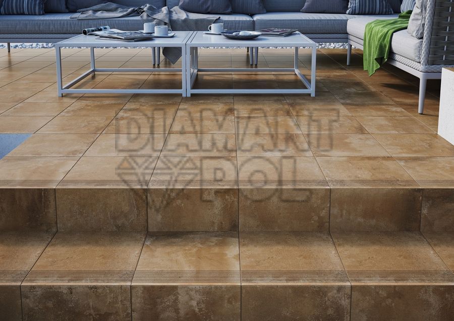 Ступени угловые клинкерные Honey Piatto Cerrad 300 x 300 x 9 39376 фото, характеристики, купить
