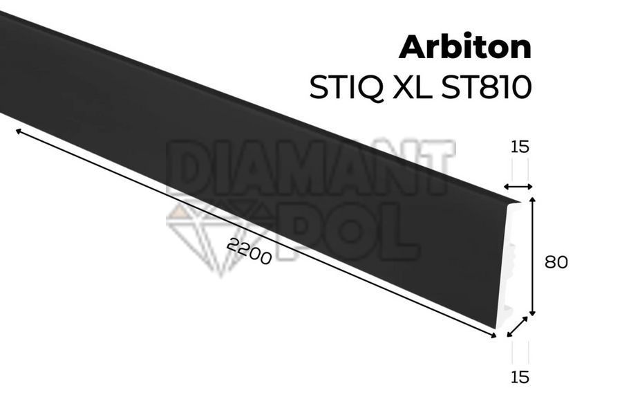 Плінтус Arbiton STIQ XL STX810 STX-000 фото, характеристики, купити