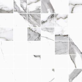 Плитка керамогранітна Mozaika White Calacatta Cerrad 297 x 297 x 8 полір.